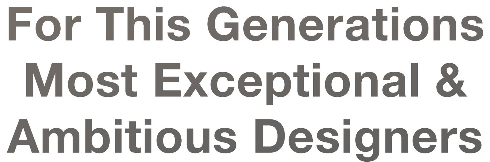 Legacy Design Studio – Multidisciplinary Design Studio
